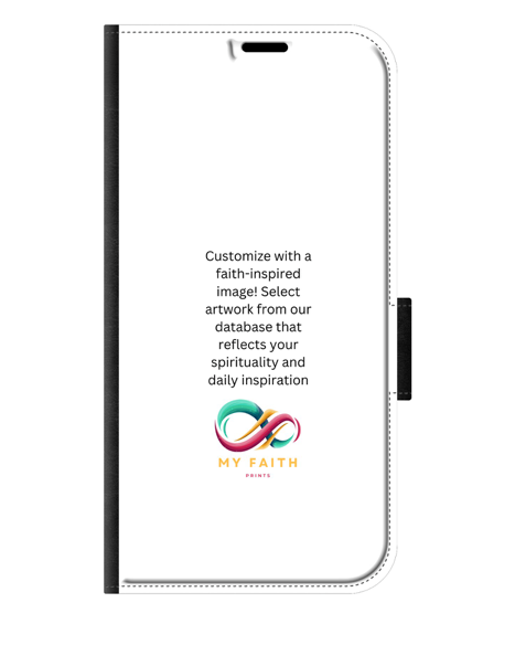 Apple iPhone 12 / iPhone 12 Pro Wallet case (front printed, black)