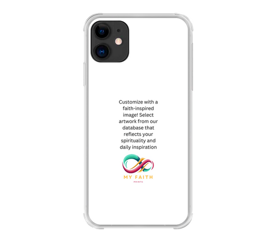 Apple iPhone 11 Bumper case (back printed, transparent)