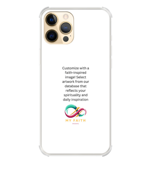 Apple iPhone 12 Pro Max Bumper case (back printed, transparent)