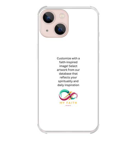 Apple iPhone 13 Bumper case (back printed, transparent)