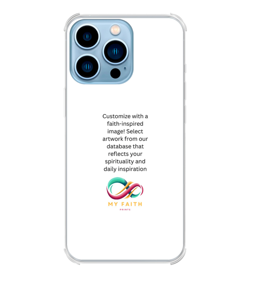 Apple iPhone 13 Pro Bumper case (back printed, transparent)