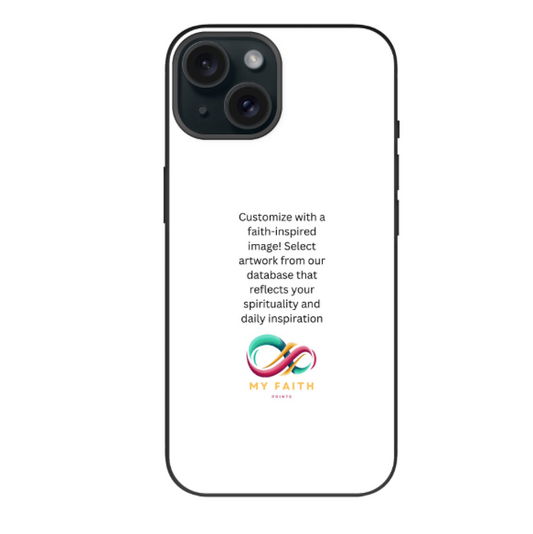 Apple iPhone 15 Biodegradable case (back printed, black)