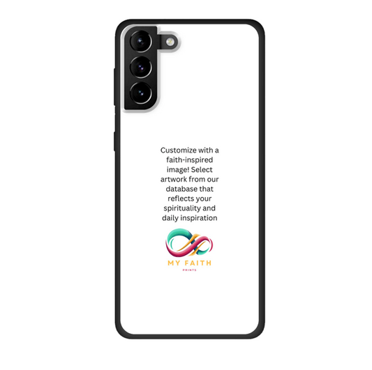Samsung Galaxy S21 Plus 5G Biodegradable case (back printed, black)