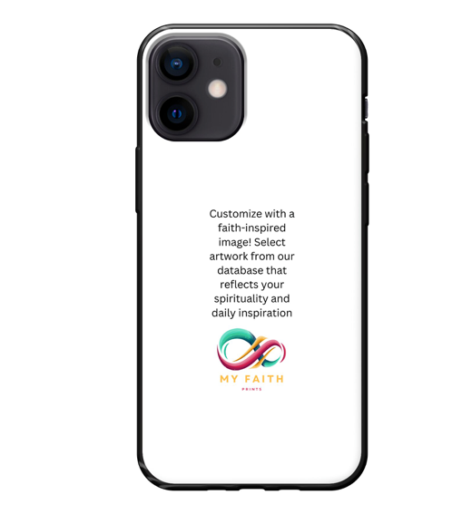 Apple iPhone 12 mini Soft case (back printed, black)