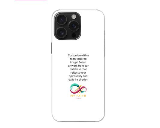 Apple iPhone 16 Pro Max Hard case (back printed, transparent)