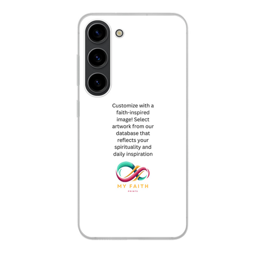 Samsung Galaxy S23 Hard case (back printed, transparent)