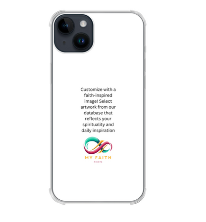 Apple iPhone 14 Plus Bumper case (back printed, transparent)