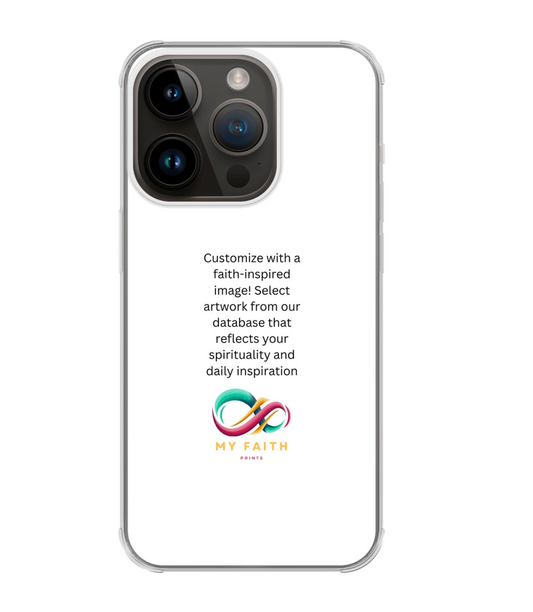 Apple iPhone 14 Pro Bumper case (back printed, transparent)