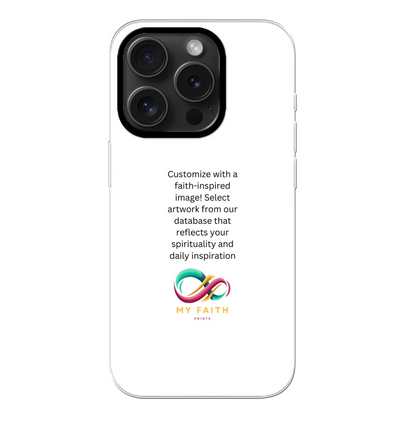 Apple iPhone 15 Pro Hybrid case with MagSafe (back printed, transparent)