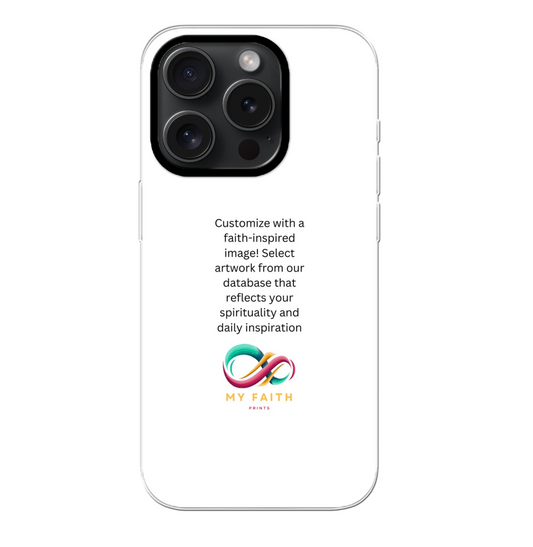 Apple iPhone 15 Pro Hybrid case with MagSafe (back printed, transparent)