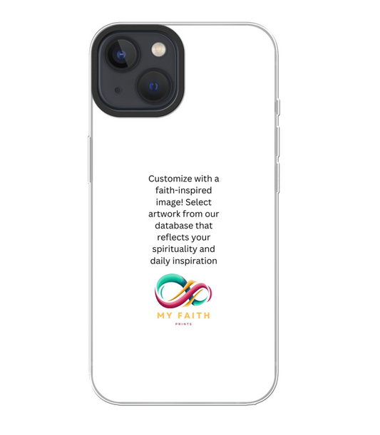 Apple iPhone 13 Hybrid case with MagSafe (back printed, transparent)
