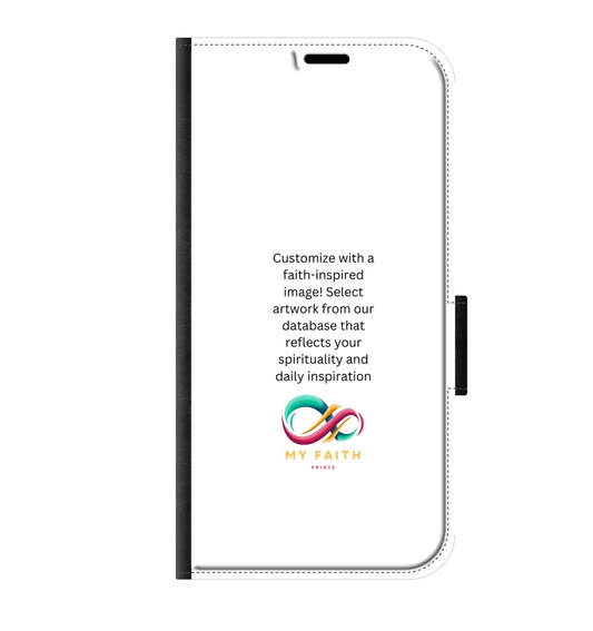 Samsung Galaxy S22 Ultra Wallet case (front printed, black)