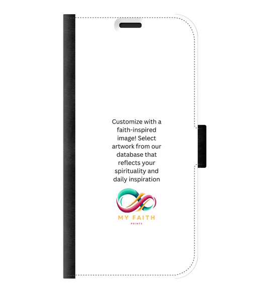 Apple iPhone 12 Pro Max Wallet case (front printed, black)