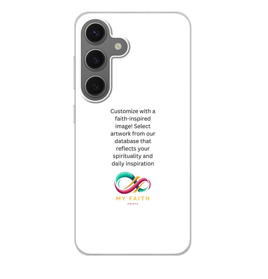 Samsung Galaxy S25 Soft case (back printed, transparent)