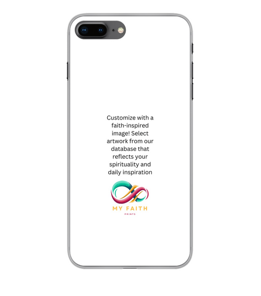 Apple iPhone 7 Plus / 8 Plus Soft case (back printed, transparent)
